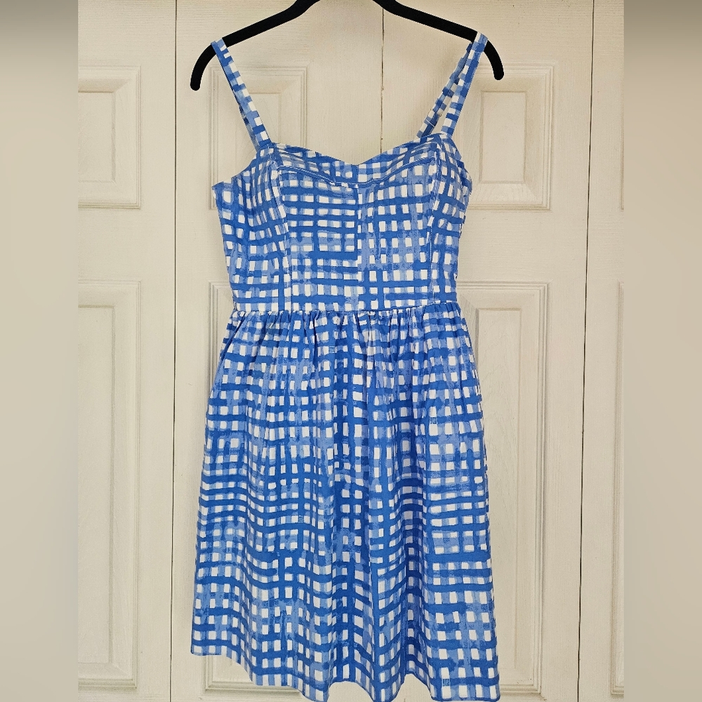 Lily Pulitzer Blue fit and flare dress size 4